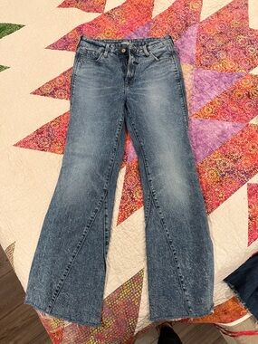 Old Navy Extra High Rise - Flare - Medium Blue